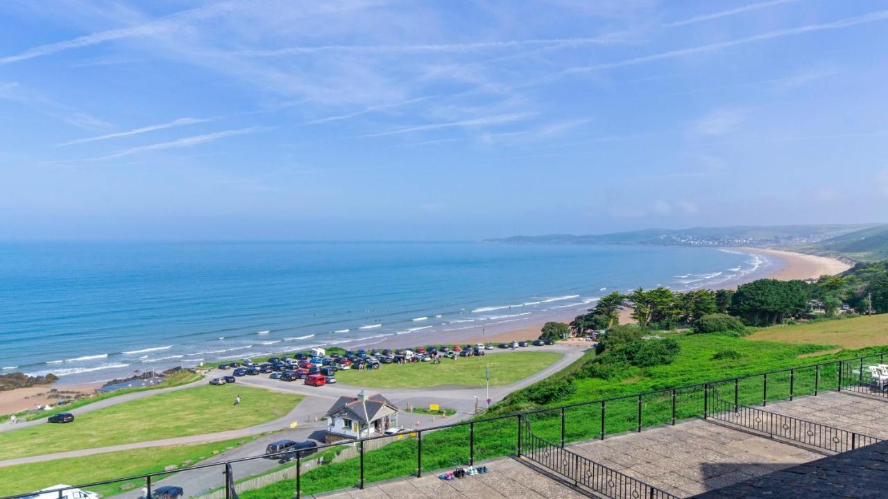 Clifton Court Apt 23 With Seaviews & Heated Pool Lejlighed Croyde Eksteriør billede