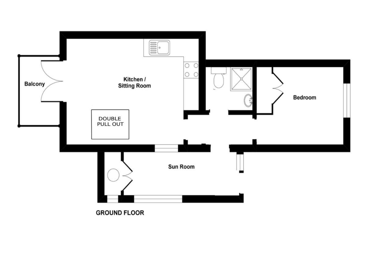 Clifton Court Apt 23 With Seaviews & Heated Pool Lejlighed Croyde Eksteriør billede